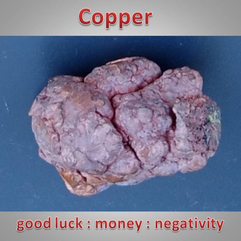 COPPER  mineral chunk 01 GOOD LUCK money